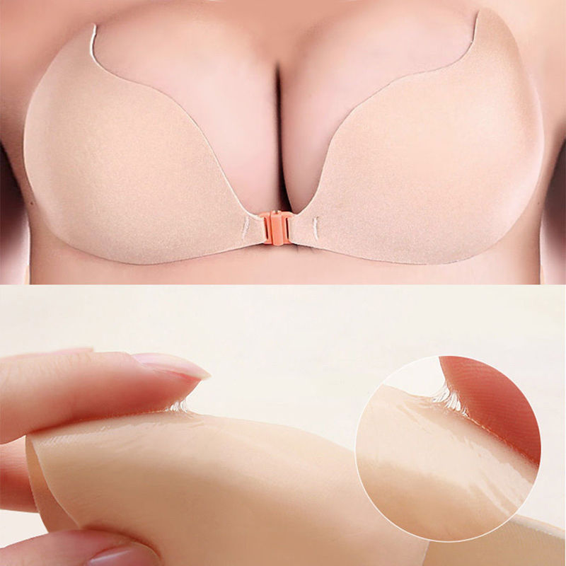 女性用粘着ブラ、バストアップ、プッシュアップ、ストラップレス - Backless Bra Sticky のレビューと価格