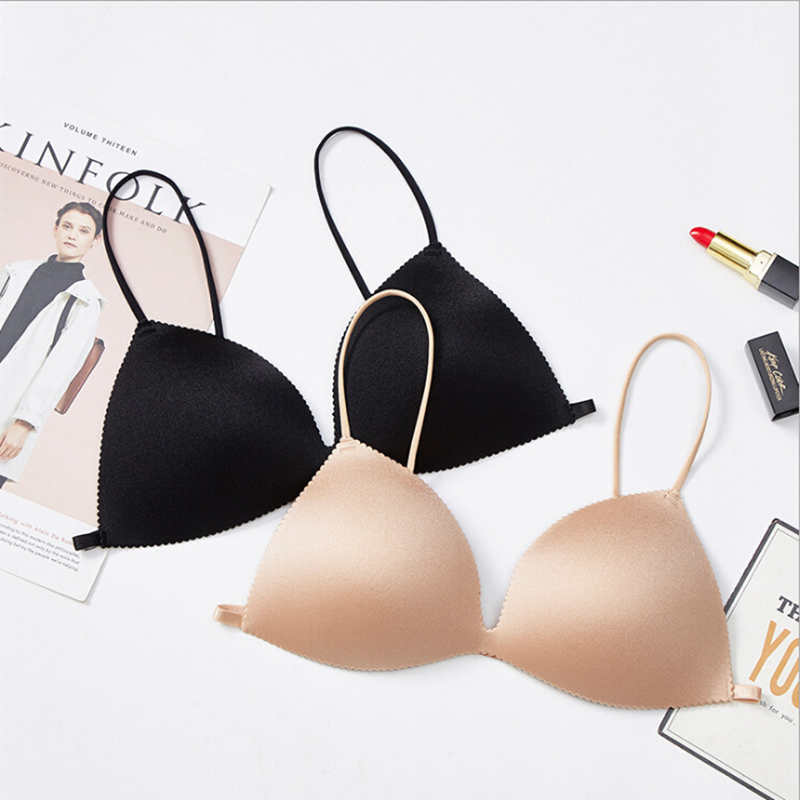 女性用スタイリッシュなシリコンブラジャー通気性のあるプッシュ - Push Up Bra Silicone のレビューと価格