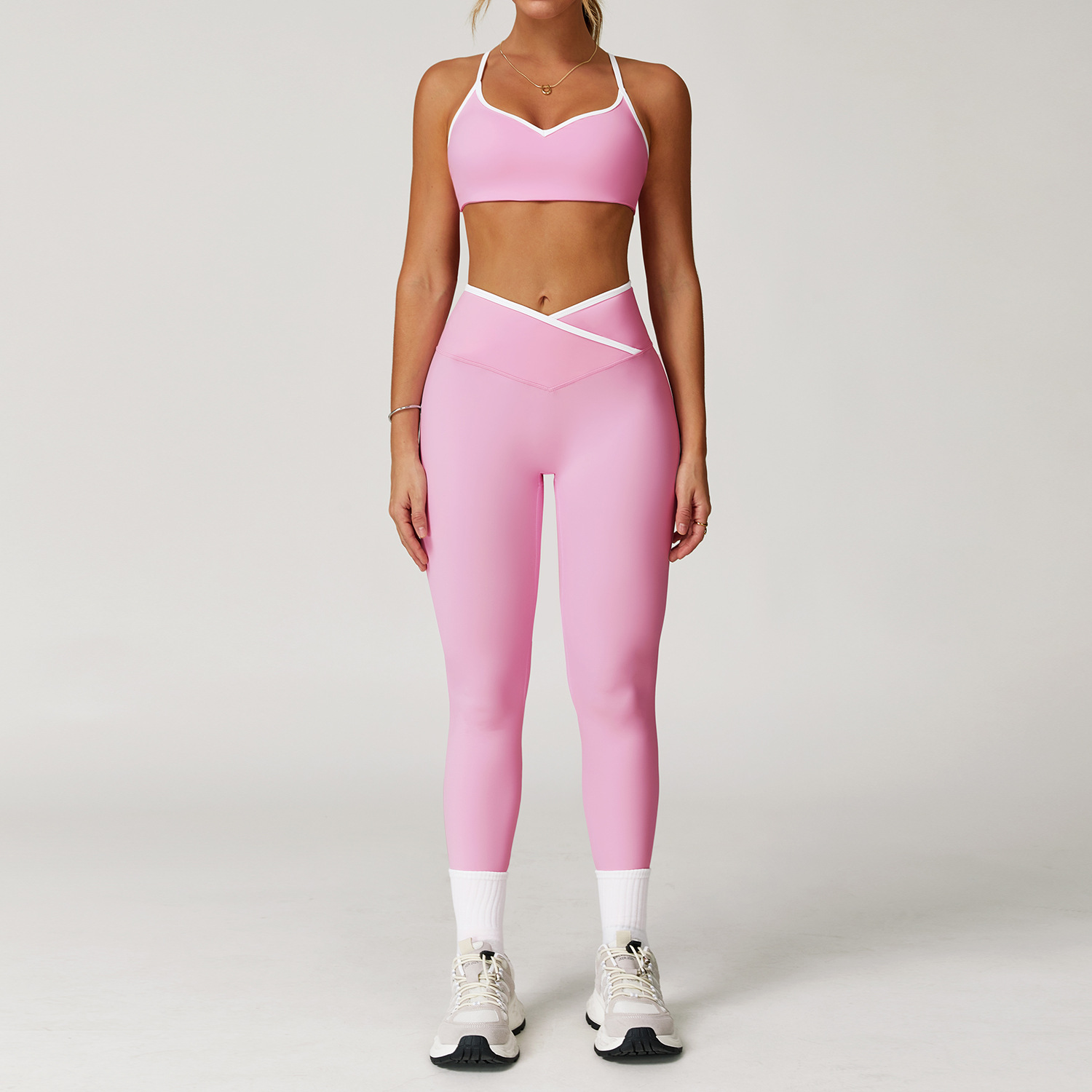 ジム下着女性のスポーツブラスポーツブラ汗防止通気性ヨガブラ耐 - Plunge Bra Push Up のレビューと価格
