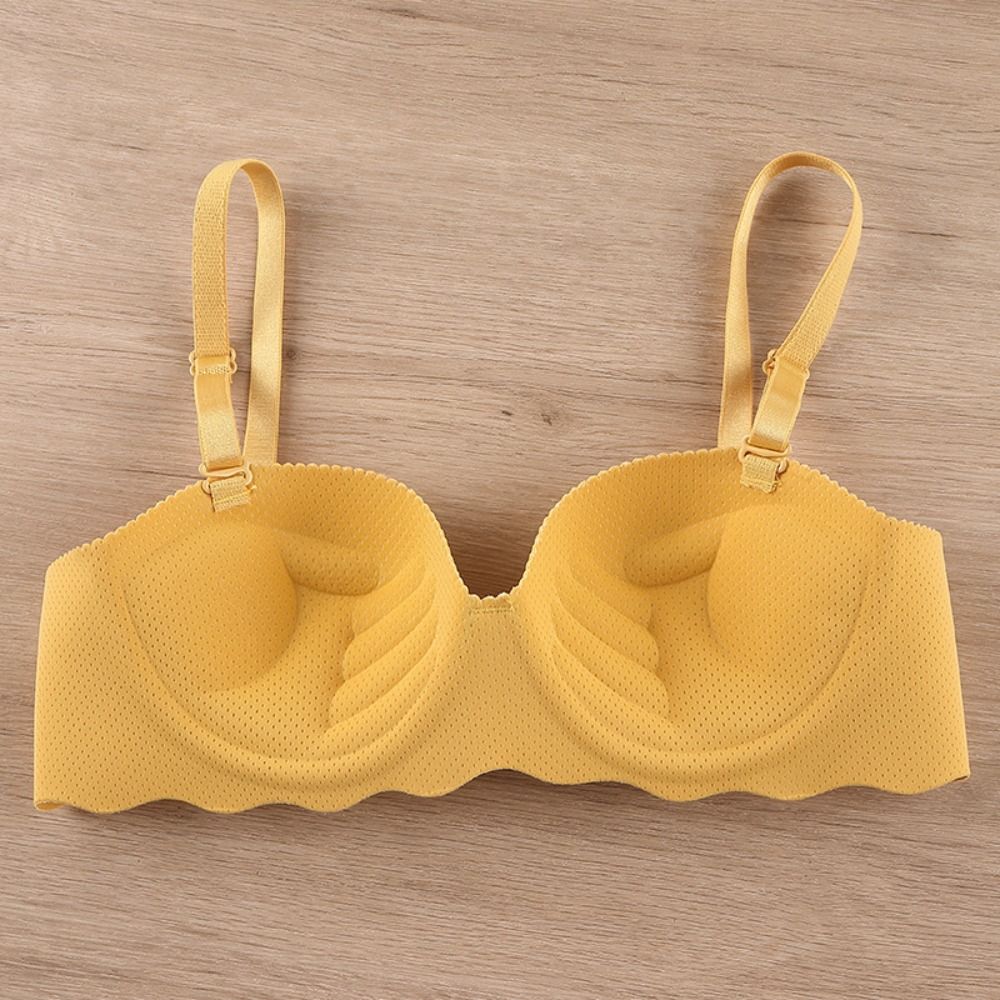 セクシーで快適なシームレスブラ、調節可能なキャンディーカラー - Wirefree Bra Comfort のレビューと価格