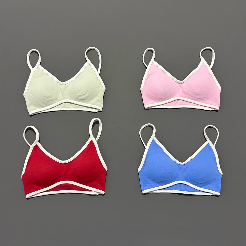 女性スポーツブラ調節可能な高サポートジム服ピラティスヨガトッ - Plunge Bra Push Up のレビューと価格