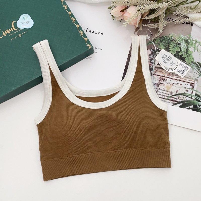 2025年新作 快適シームレスワンピースパジャマ トップス  - T Shirt Bra Seamless のレビューと価格