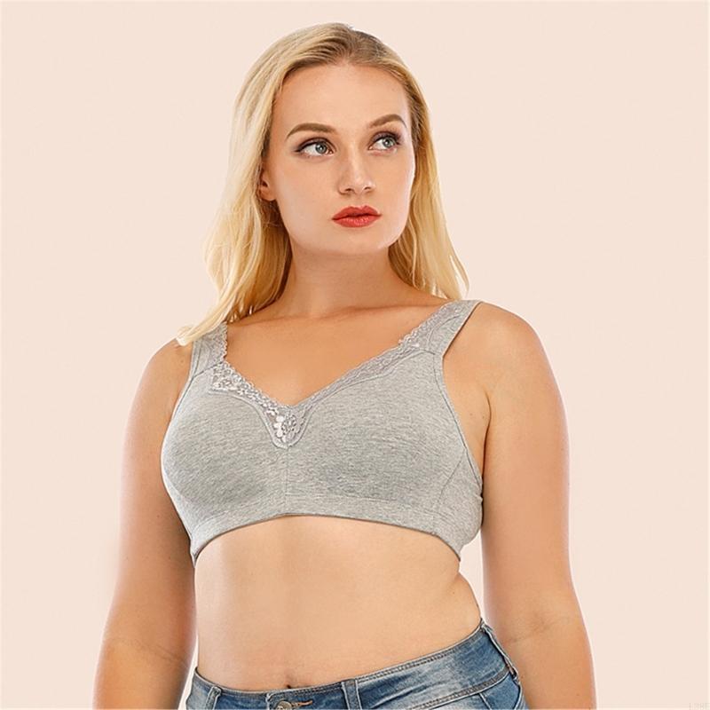 L38E レディース ワイヤレス ビッグサイズ レース ブラ - Cotton Bra Everyday のレビューと価格
