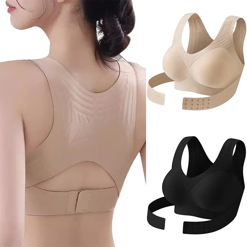 姿勢矯正ブラジャー女性用フロントクロージャークロスバックワイ - Cotton Bra Everyday のレビューと価格
