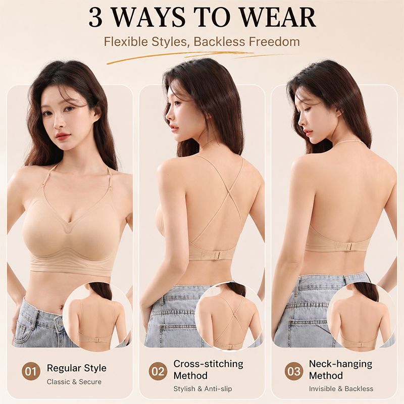 FINETOO シームレスウェーブサポートバンドブラレット  - Sleep Bra Bralette のレビューと価格