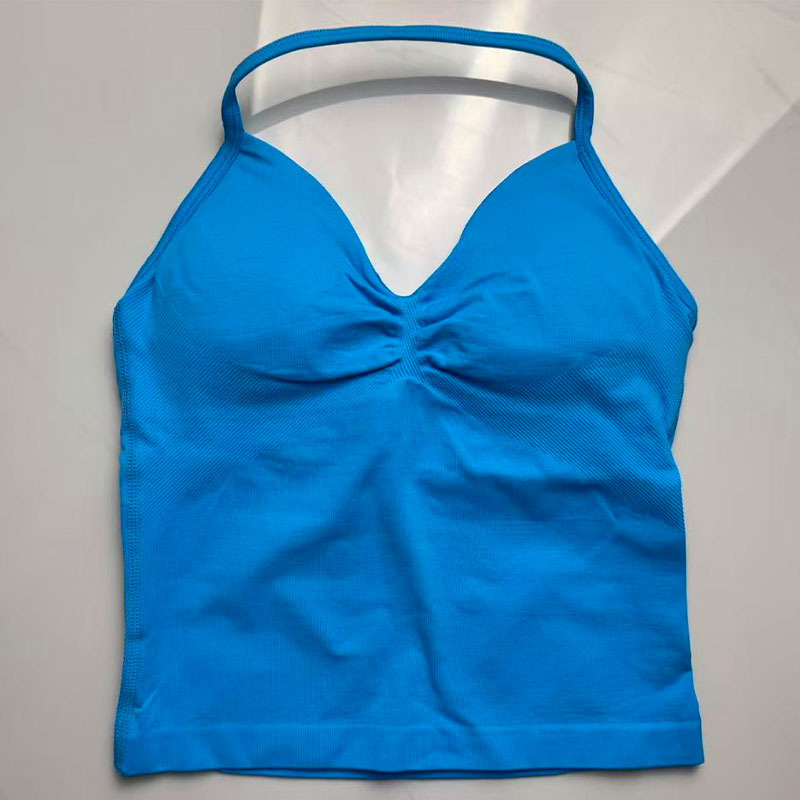 女性用ヨガスポーツブラ シームレス タンクトップ 内蔵ブラ  - T Shirt Bra Seamless のレビューと価格