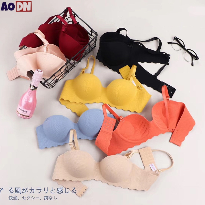 薄いワンピースシームレスな女性のブラジャー取り外し可能なショ - Sleep Bra Bralette のレビューと価格