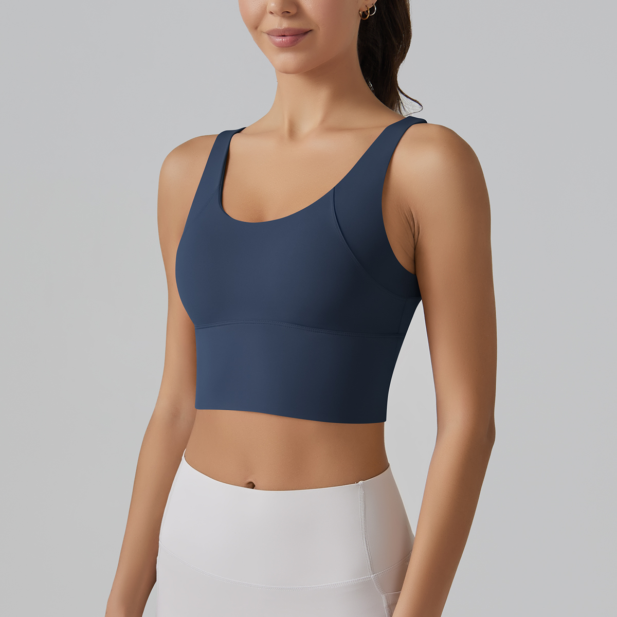 新しいヨガタンクトップ夏のセクシーなフィットネスヨガ下着女性 - Plunge Bra Push Up のレビューと価格
