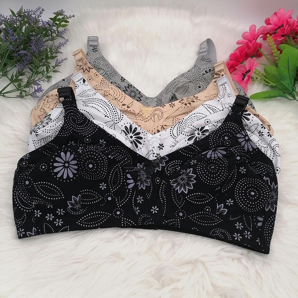 女性用コットンブラ,大きなカップ,柔らかい下着,日常の快適さ - Wirefree Bra Comfort のレビューと価格