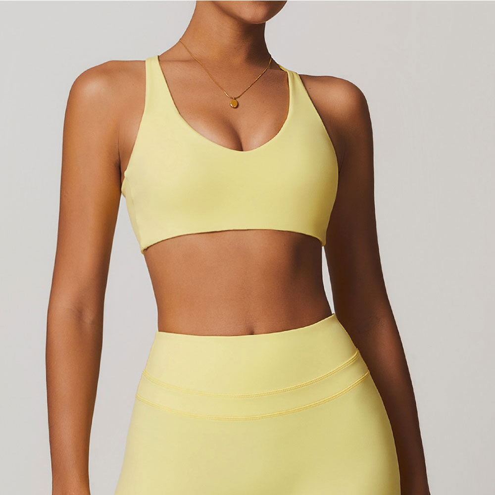 Juren-女性用スポーツブラ,フィットネスブラ,ホルター下 - Plunge Bra Push Up のレビューと価格
