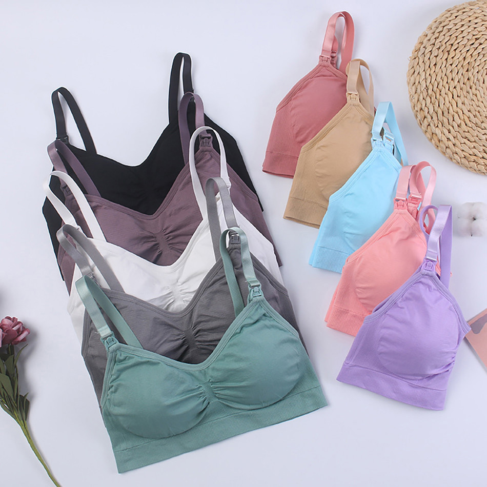 通気性のあるマタニティブラ、快適な授乳用ナイトブラ、女性用ワ - Sleep Bra Bralette のレビューと価格